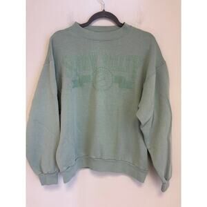 Squaw Valley Vintage Green Sweatshirt Size Large